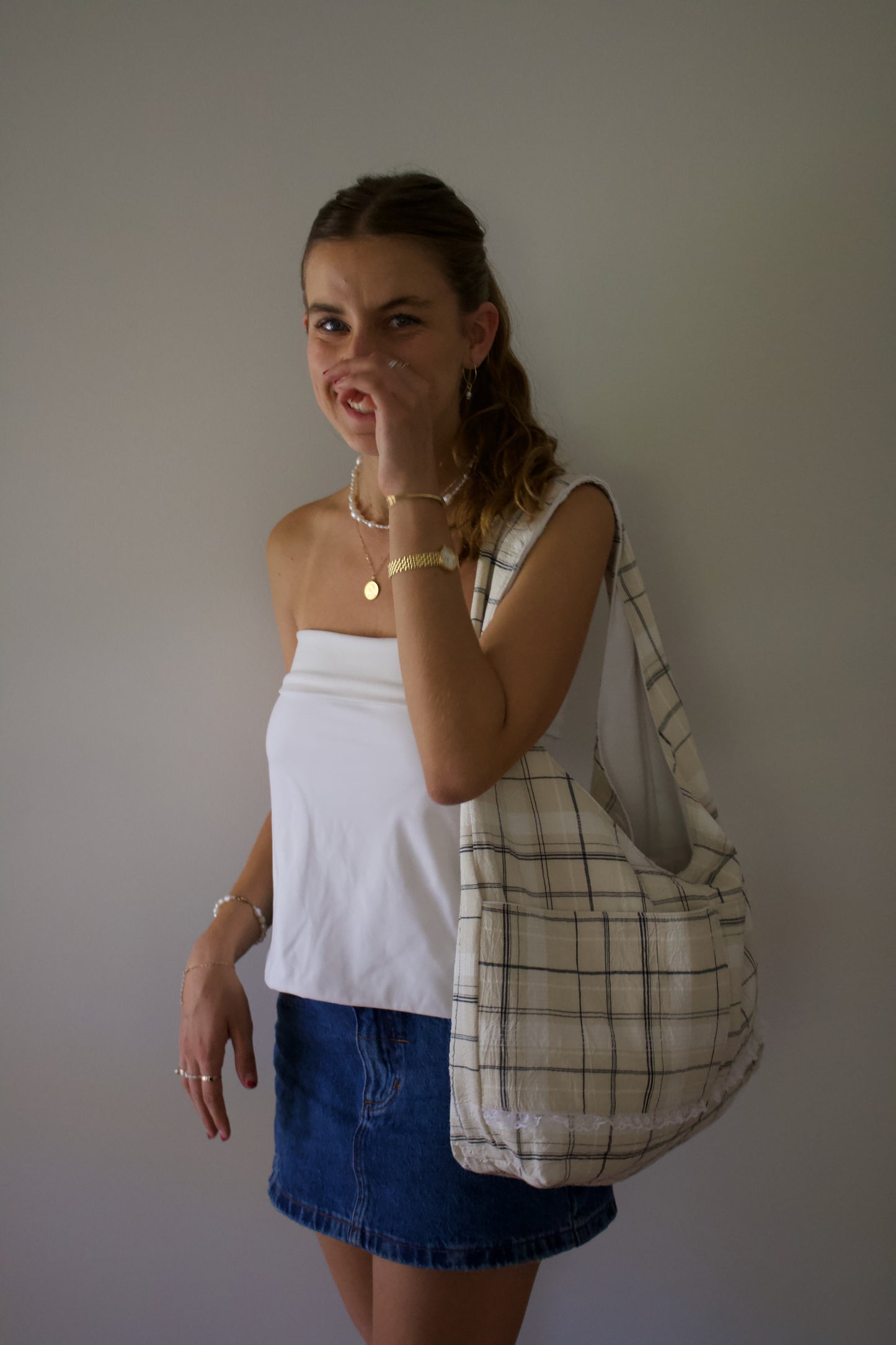 the CHAI slouchy tote